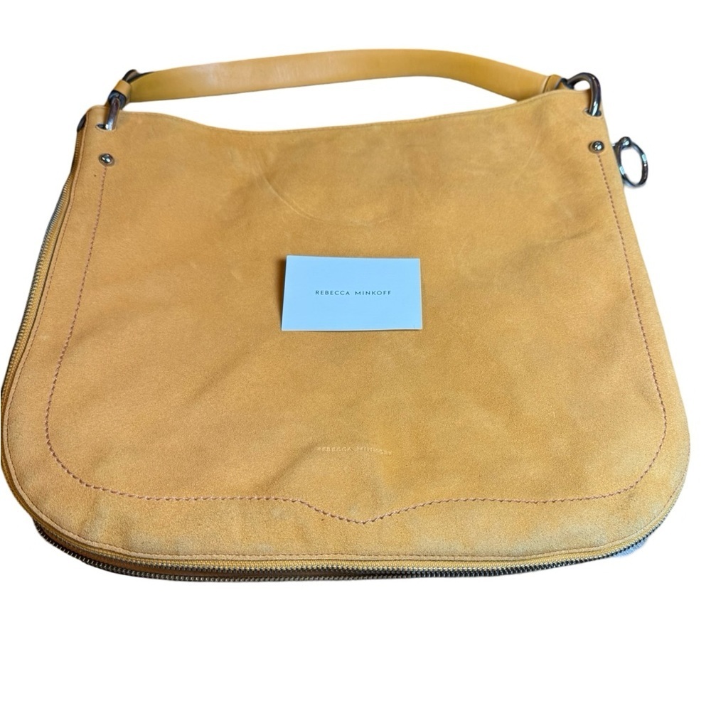 Rebecca Minkoff Julian Suede Hobo Bag in Glow – NWT Minor Blemishes